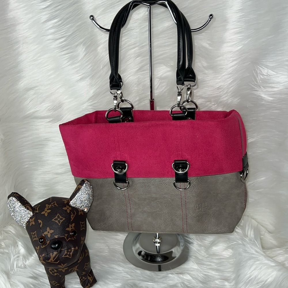 Beautiful Pink/Gray/Black purse by ESPE